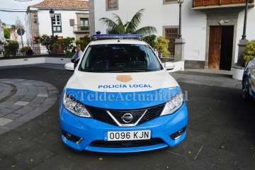 Presentación de los nuevos vehículos de la Policía Local de Telde (Foto TA)